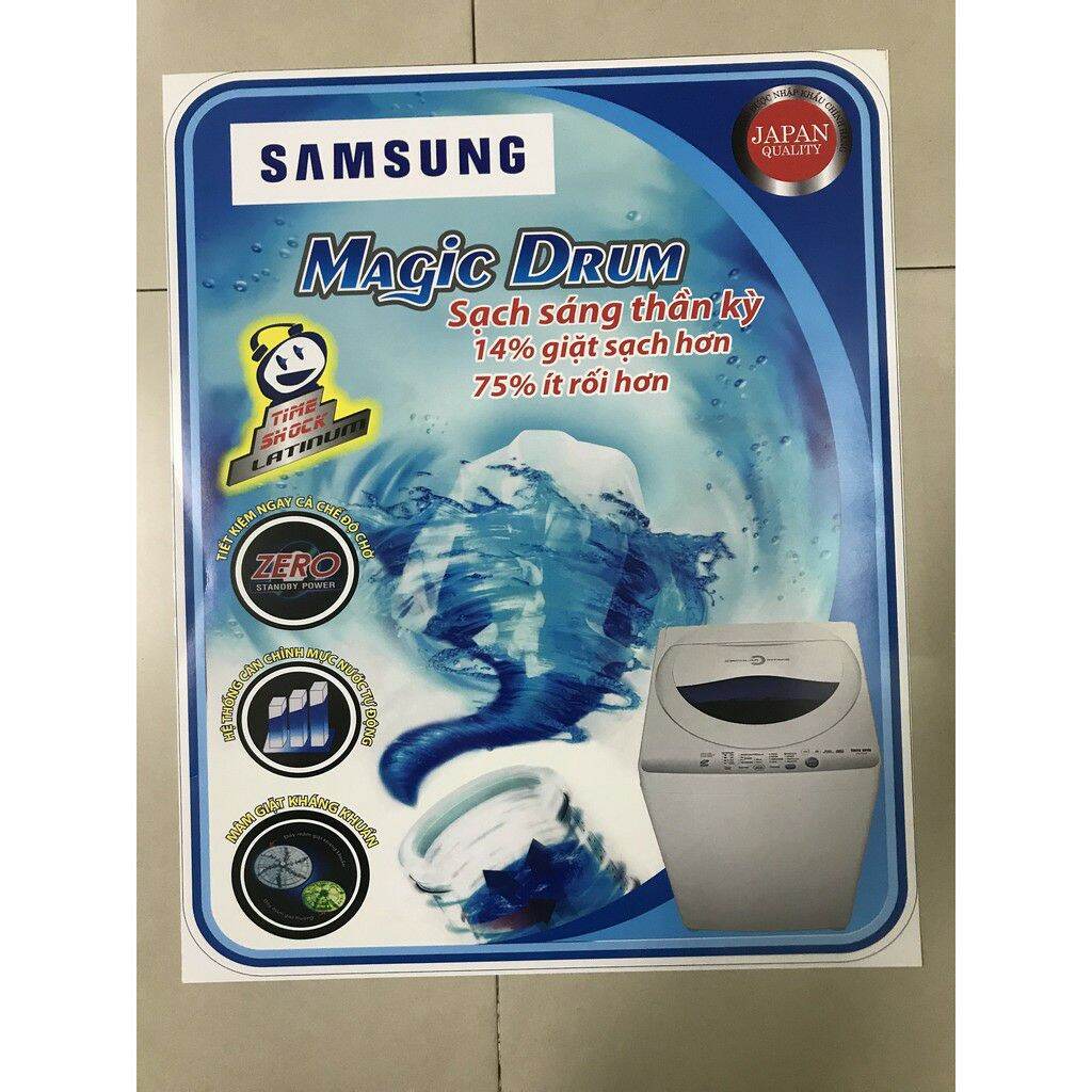 Combo 5 tem dán máy giặt Samsung