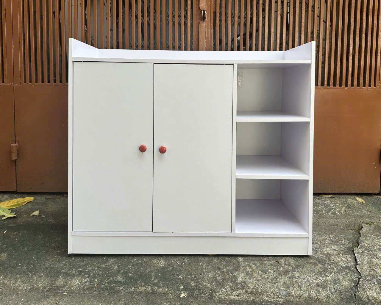 Tủ gỗ để giày dép 2 cánh cửa đa năng