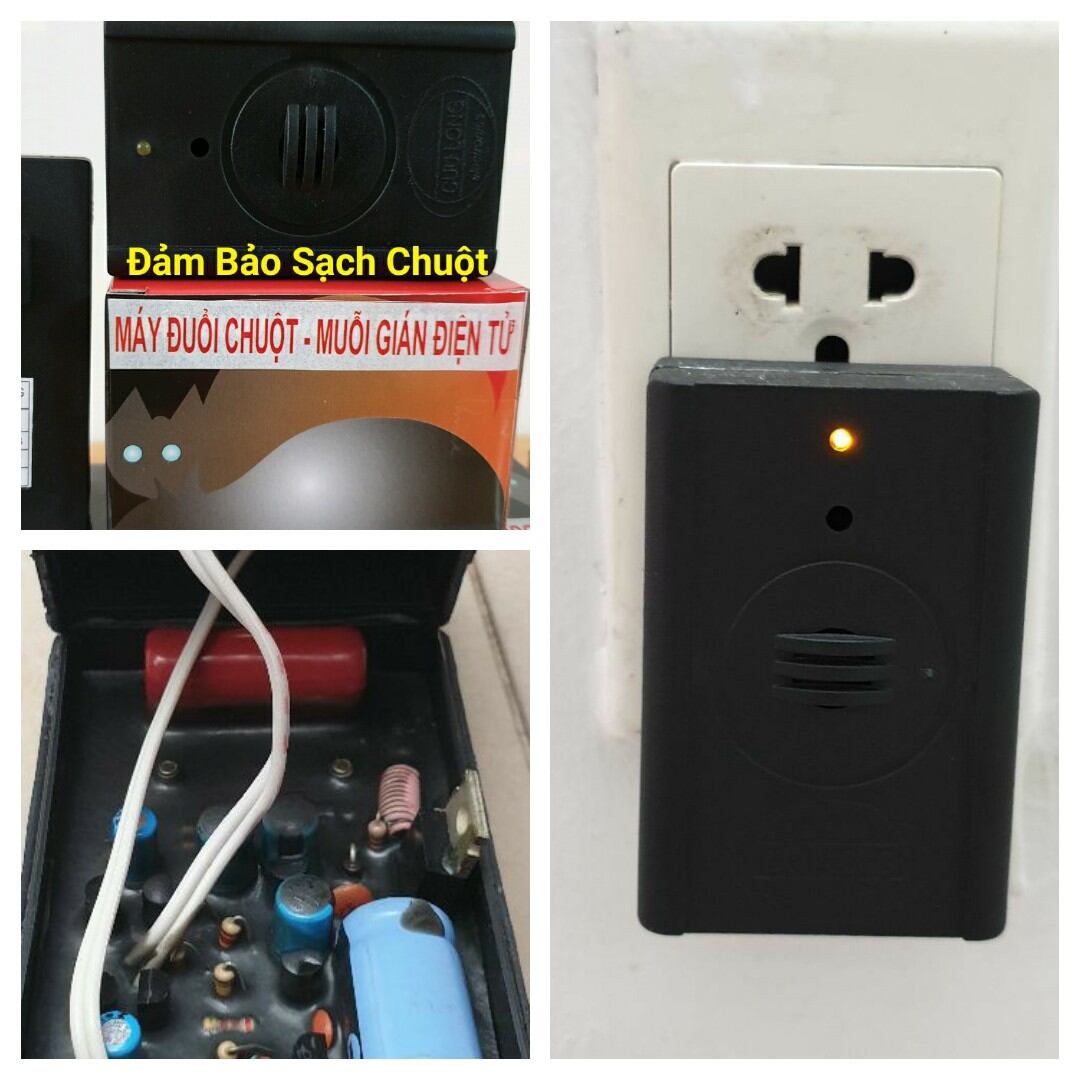 Máy Đuổi Chuột Muỗi Gián 3 trong 1