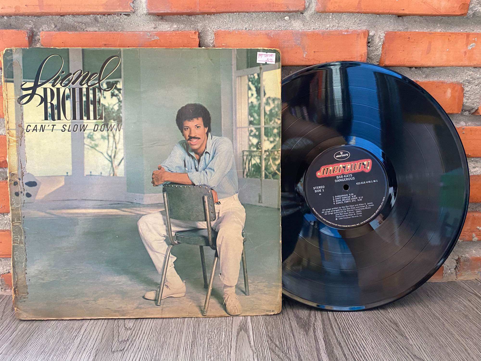 Đĩa Than Vinyl Pop Vocal Lionel Ritchie Can’t Slow Down Album