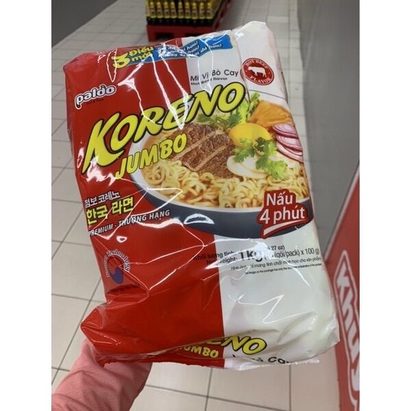 Mì Koreno Jumbo đủ vị 1kg(BC)