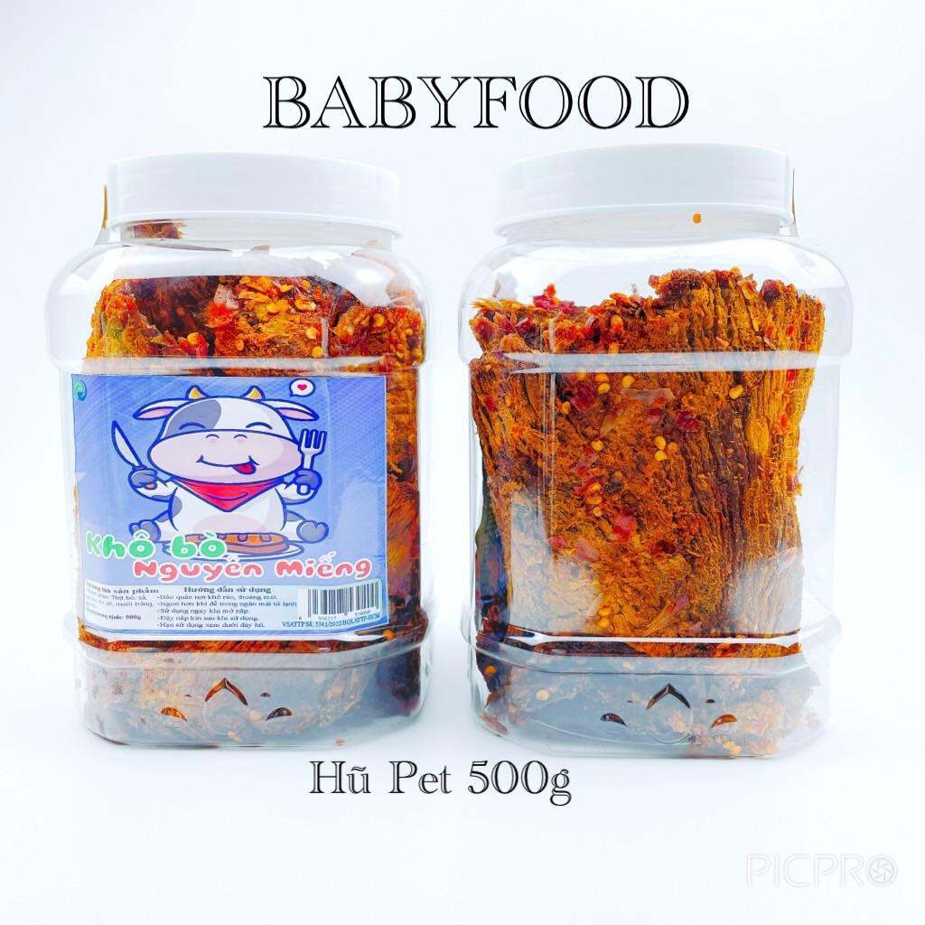 Khô bò Miếng BABY FOOD Loại 1 Siêu Ngon ( Bò Thật 100%)Tẩm vị Cao cấp
