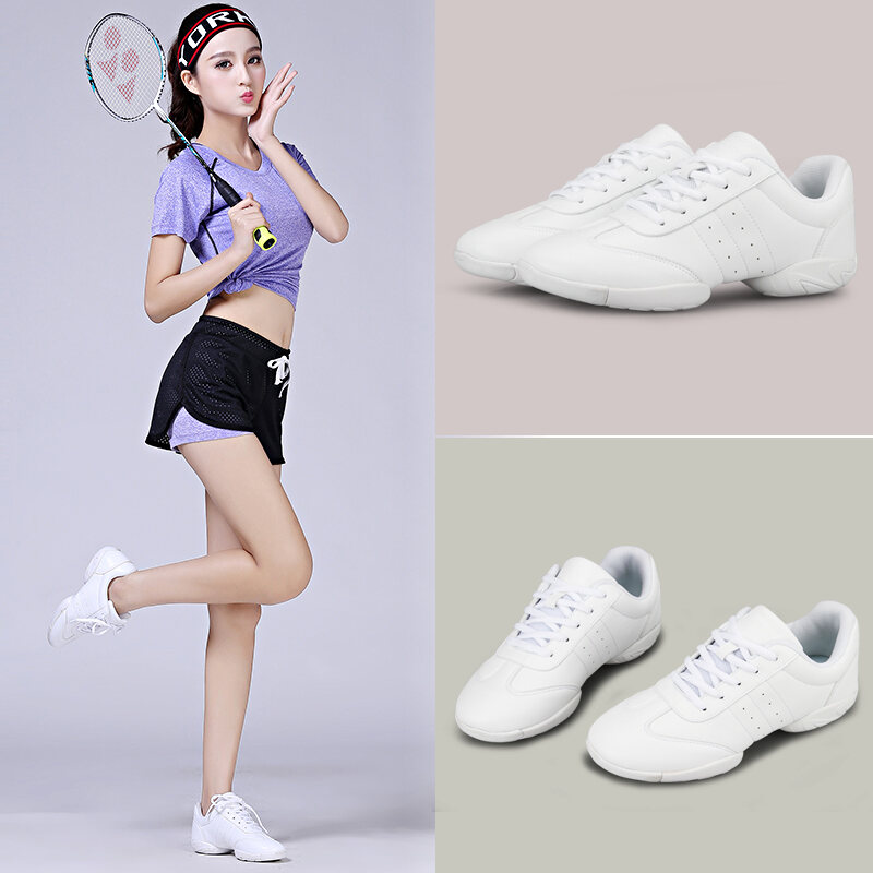 Giày Thể Dục Nhịp Điệu Thi Đấu Giày Nữ Khiêu Vũ Người Lớn Trẻ Em Đế Mềm Nữ