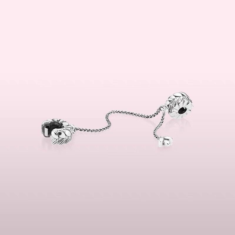 CHARM PAN ALE KHOÁ CHẶN XÍCH BẠC S925 CAO CẤP