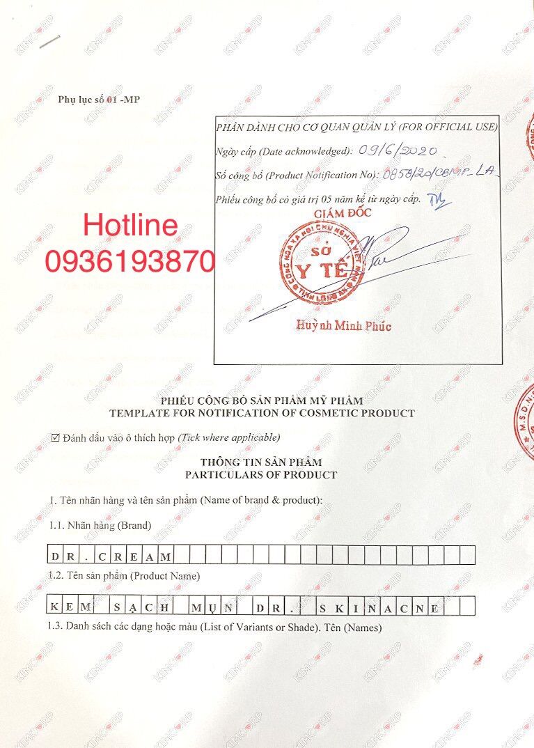 ✅ DR.SKINACNE 👍 [CHÍNH HÃNG] ❤️ DR SKINACNE SIÊU XOÁ MỤN