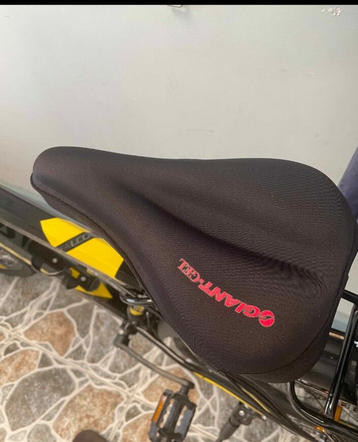 Bọc yên xe đạp Shimano, Gel siêu êm dày dặn loại tốt, êm mềm