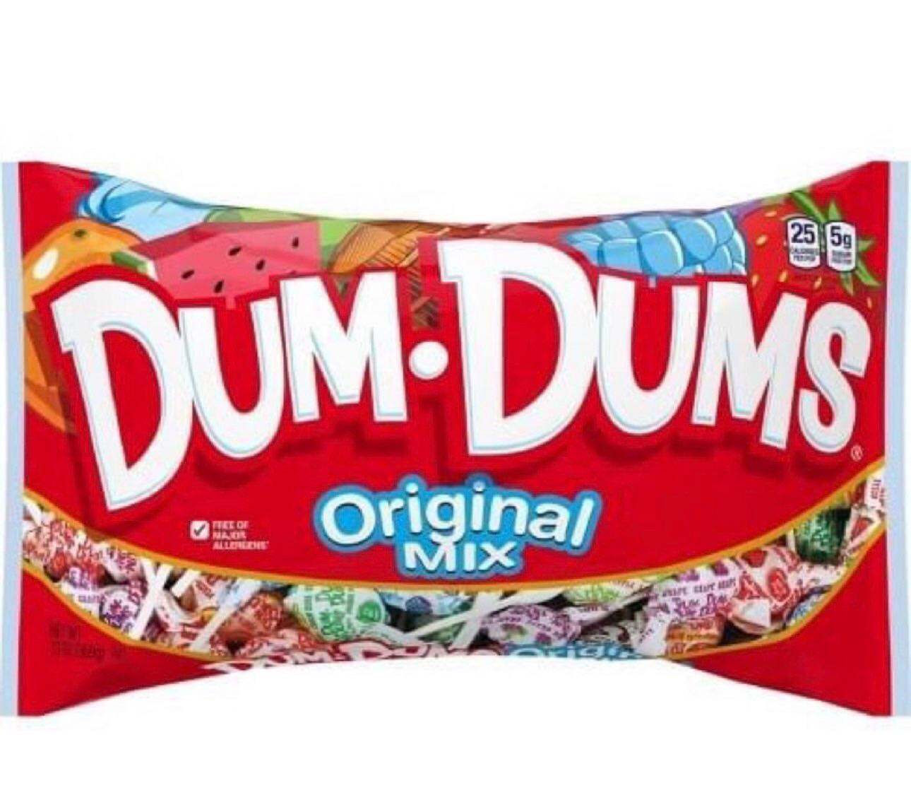 Gói 500 cây kẹo mút Dum Dums Pop