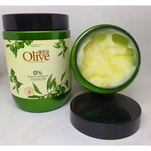 Kem ủ tóc hấp dầu olive nội địa trung .kl 1000ml- siêu mượt bồng bềnh phục hồi tóc hư tổn