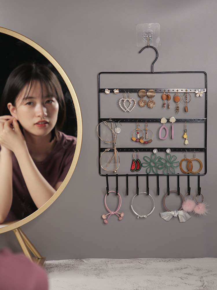 Kệ treo bông tai, trang sức, dây chuyền, móc treo chìa khoá đa năng