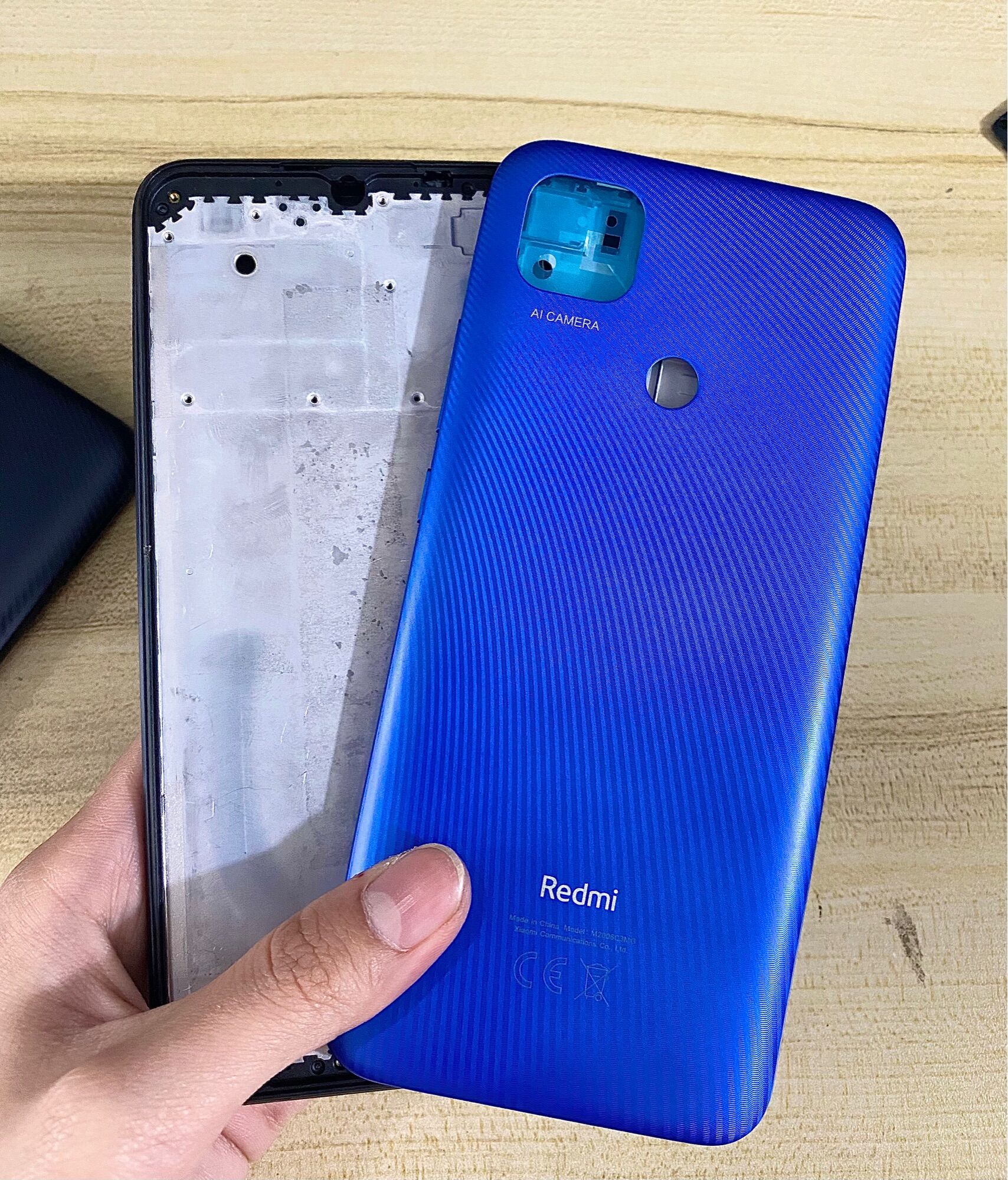 Bộ vỏ sườn xiaomi redmi 9c zin hàng cao cấp.