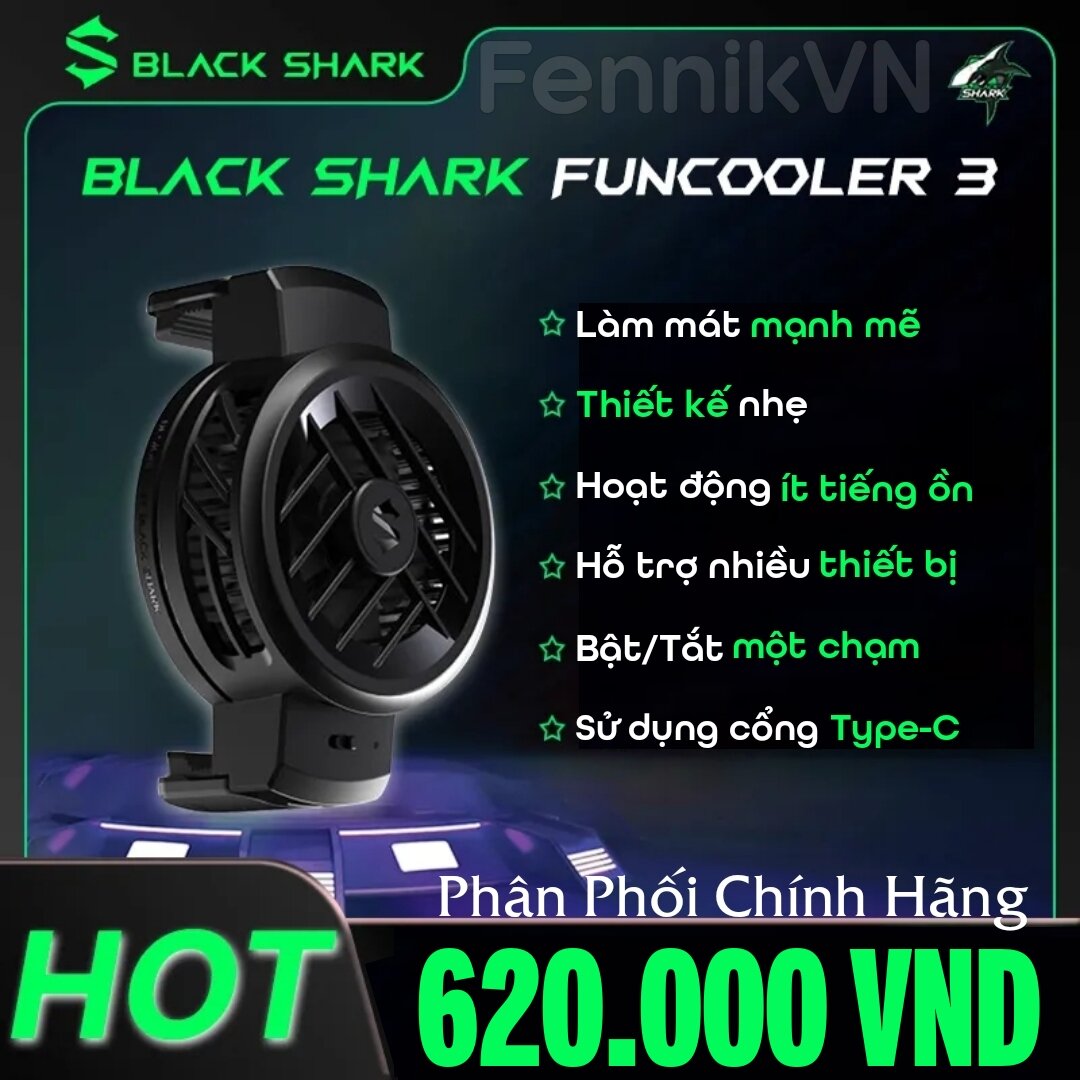 Quạt Tản Nhiệt Black Shark Funcooler 3 Standard Edition