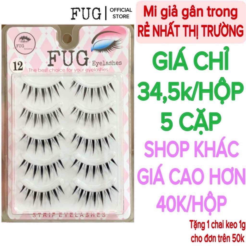 Lông mi giả gân trong FUG siêu tự nhiên siêu hot