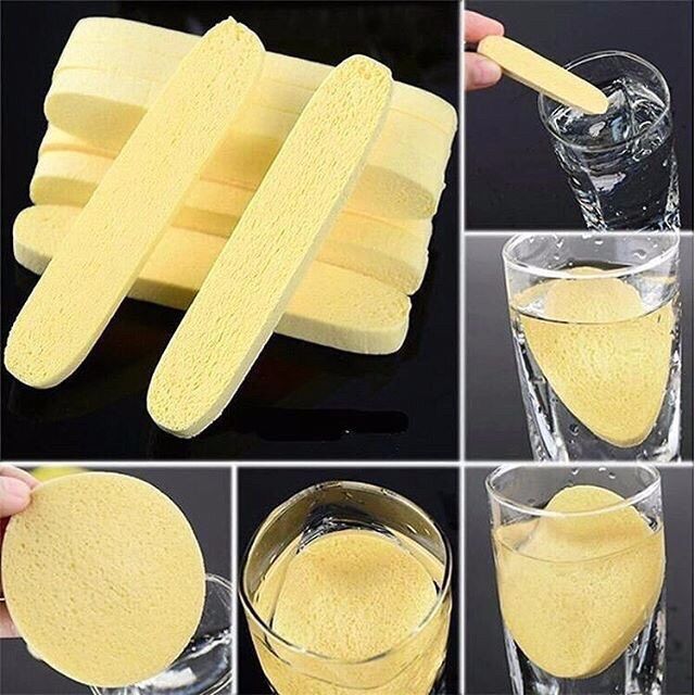 Bông mút rửa mặt CHIVEY gói lẻ 12 miếng