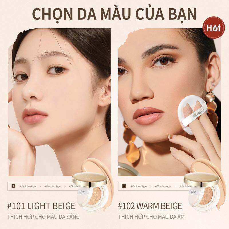 FOCALLURE Cushion và Phấn Phủ Kiểm Soát Dầu