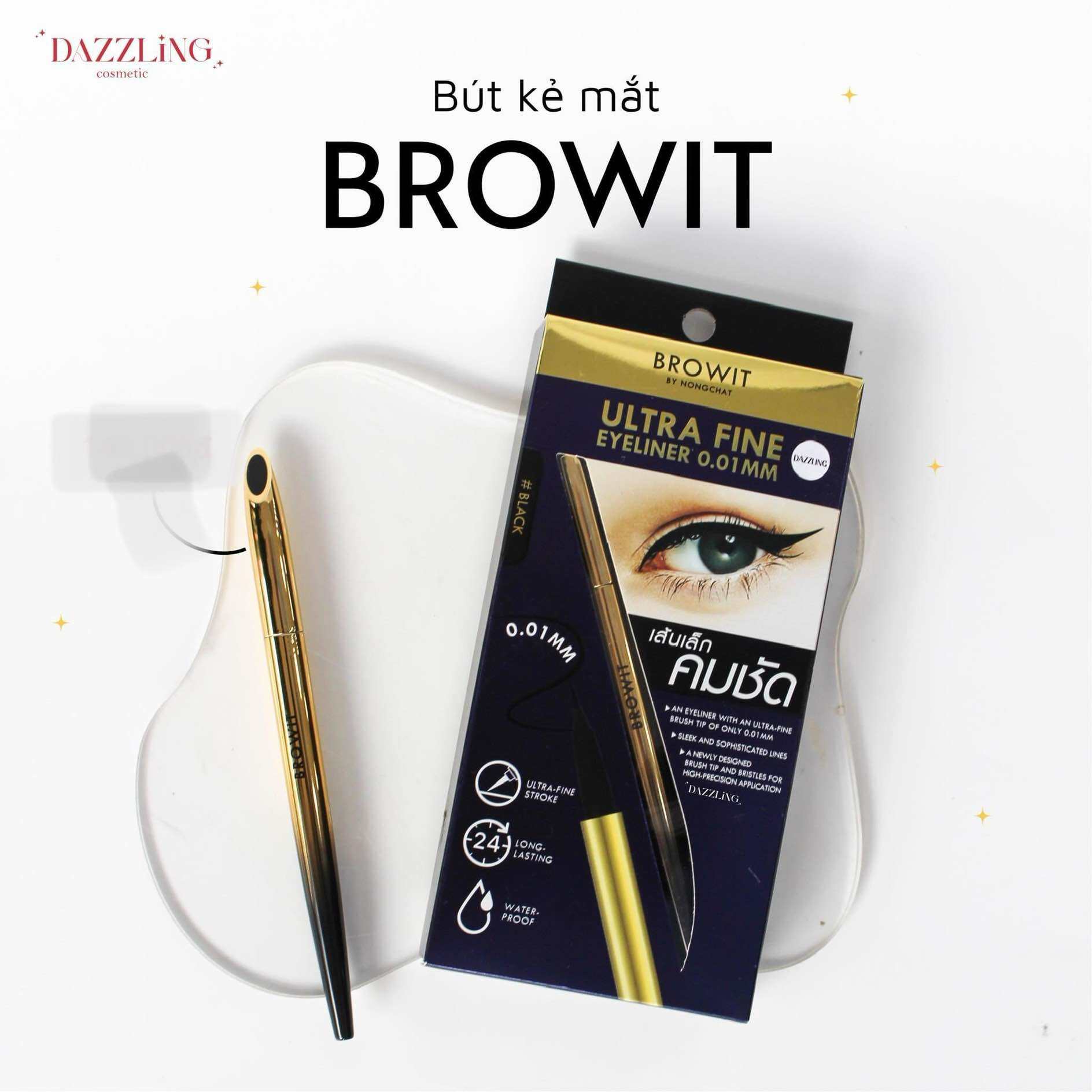 Bút kẻ mắt Browit Ultra Fine Eyeliner 0.01mm 0.5g