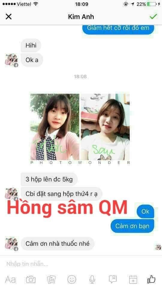 TĂNG CÂN ĐÔNG Y HỒNG SÂM QM