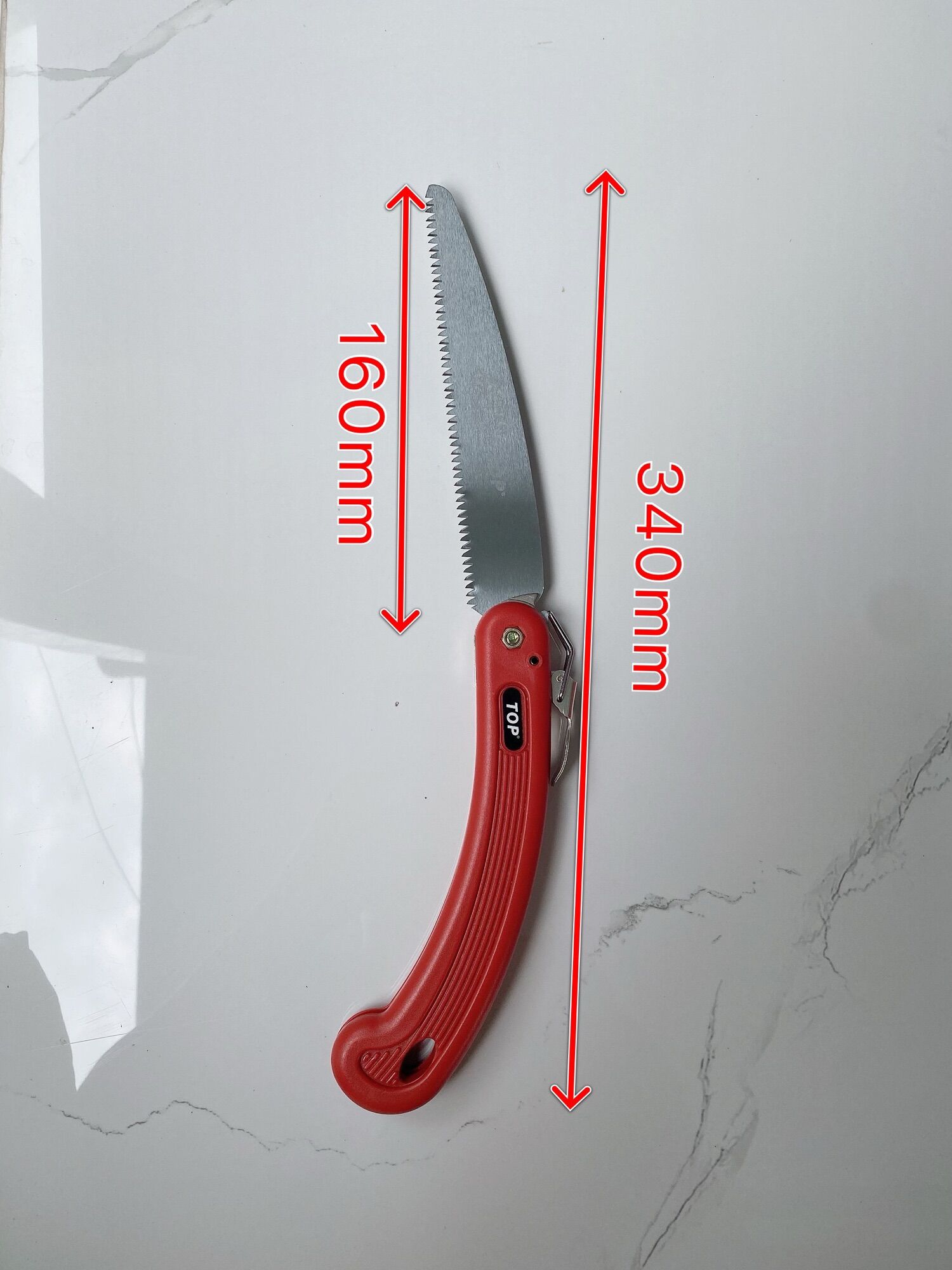 Cưa gỗ, Cưa xếp cán đỏ 160mm Top