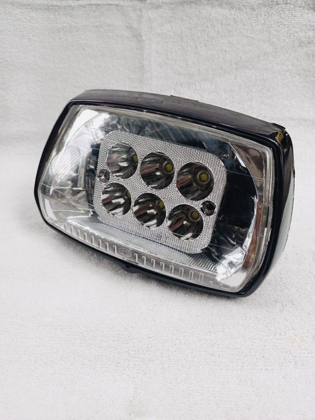 ĐÈN LED XE MÁY - ĐÈN PHA CHO XE DREAM GỒM BÓNG VÀ CHOÁ - dream6