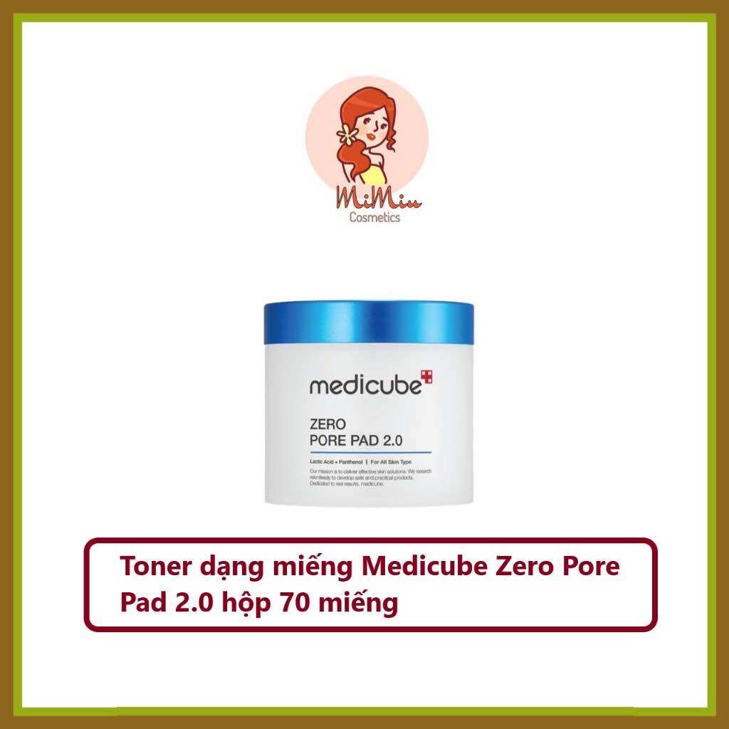 Toner dạng miếng Medicube Zero Pore Pad 2.0 hộp 70 miếng