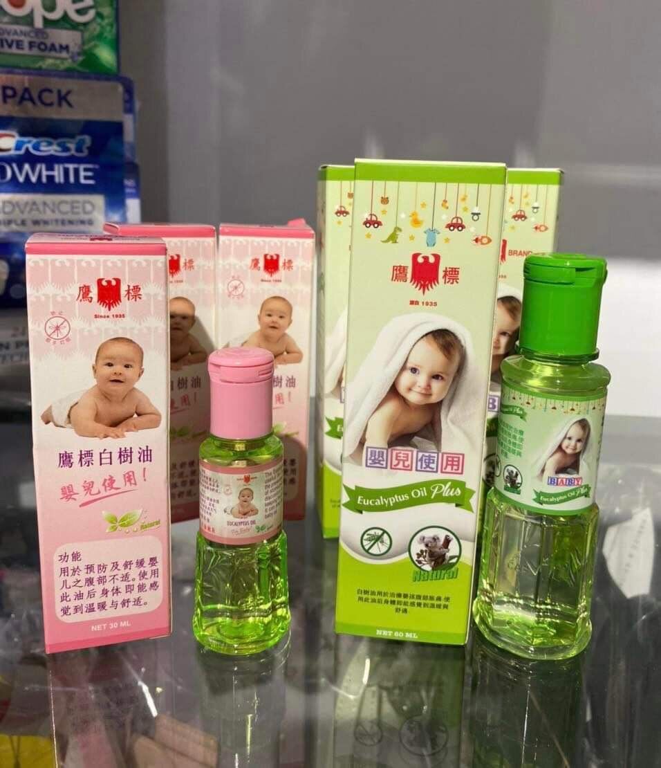 Dầu gió cho bé eagle brand eucalyptus oil for baby 30ml chính hãng singapore