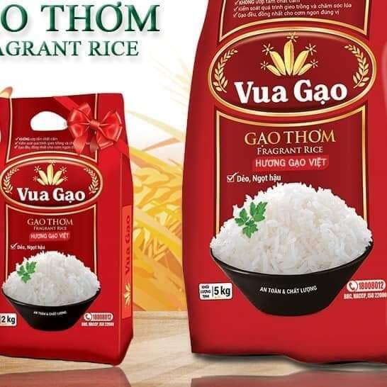 Gạo thơm Vua Gạo Hương Việt bao 5kg