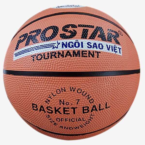 Quả bóng rổ Prostar cao su số 3,5,6,7 ( Tặng kim + Túi lưới)