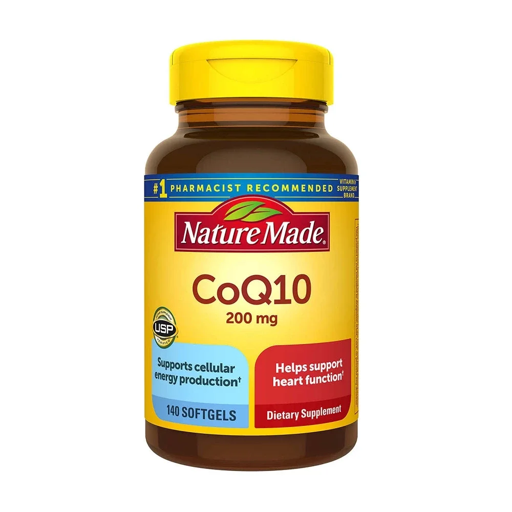 Viên uống bổ tim mạch CoQ10 Nature Made 200 mg của Mỹ hộp 140 viên