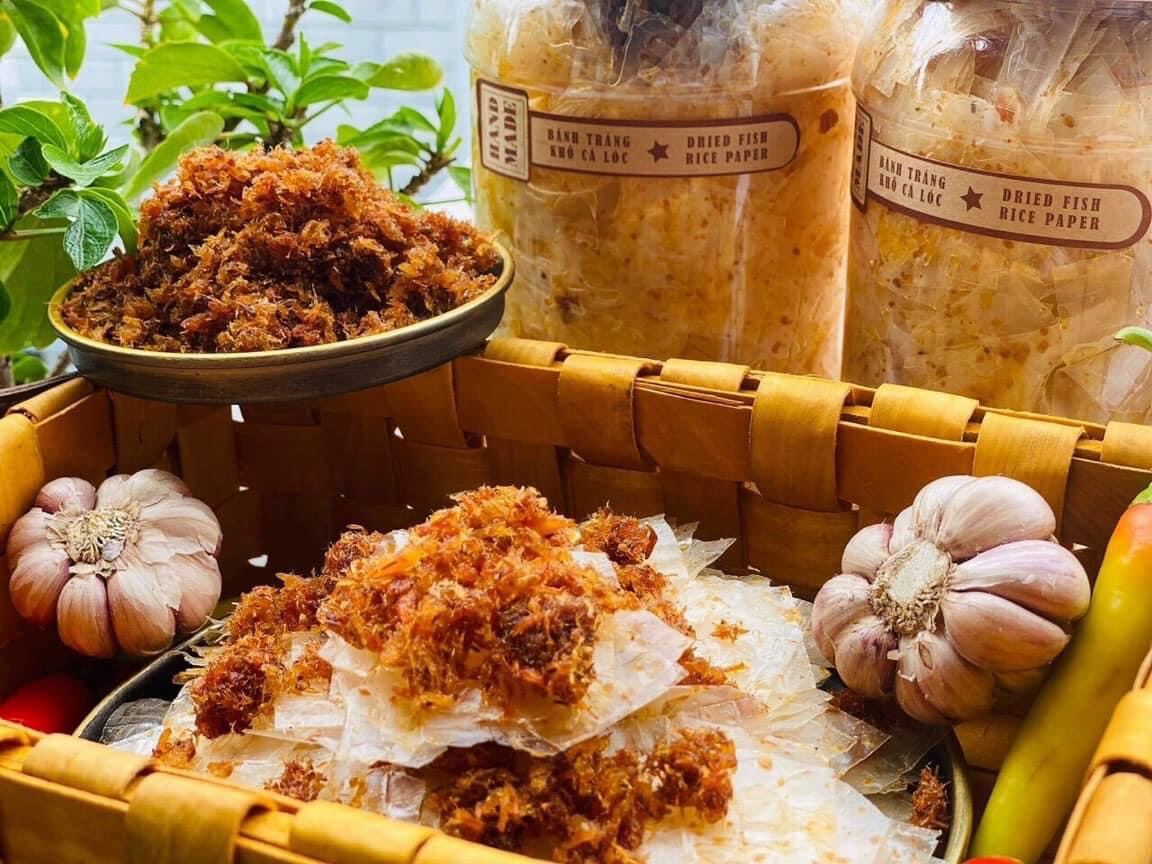 Bánh tráng tôm cháy tỏi 370gr