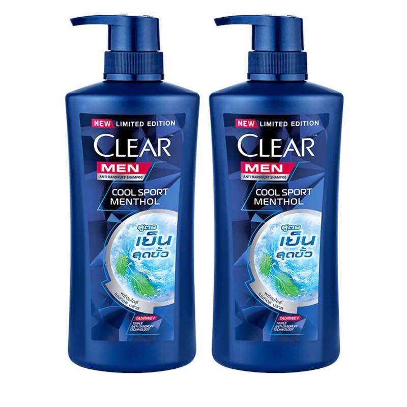 Dầu gội đầu clear men bạc hà thái lan 390ml - bx2482