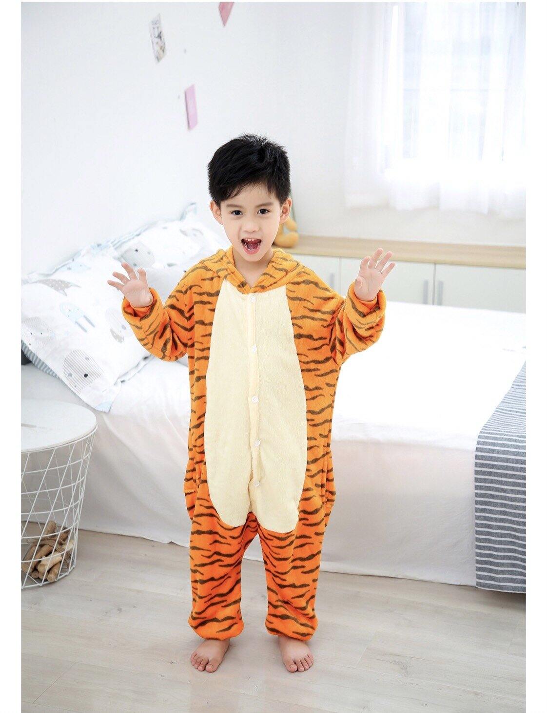 Bộ Đồ Thú Hổ Vằn Trẻ Em