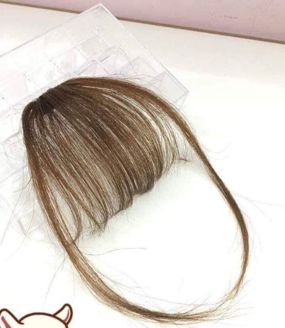 Tóc giả mái thưa tóc thật đẹp và tự nhiên