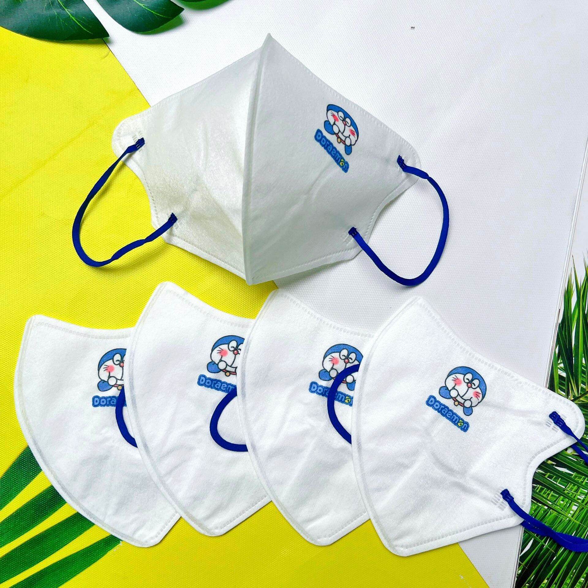 Combo 10/50 Chiếc Khẩu Trang 3D In Hình Hoạ Tiết Gấu Dễ Thương Size Người Lớn