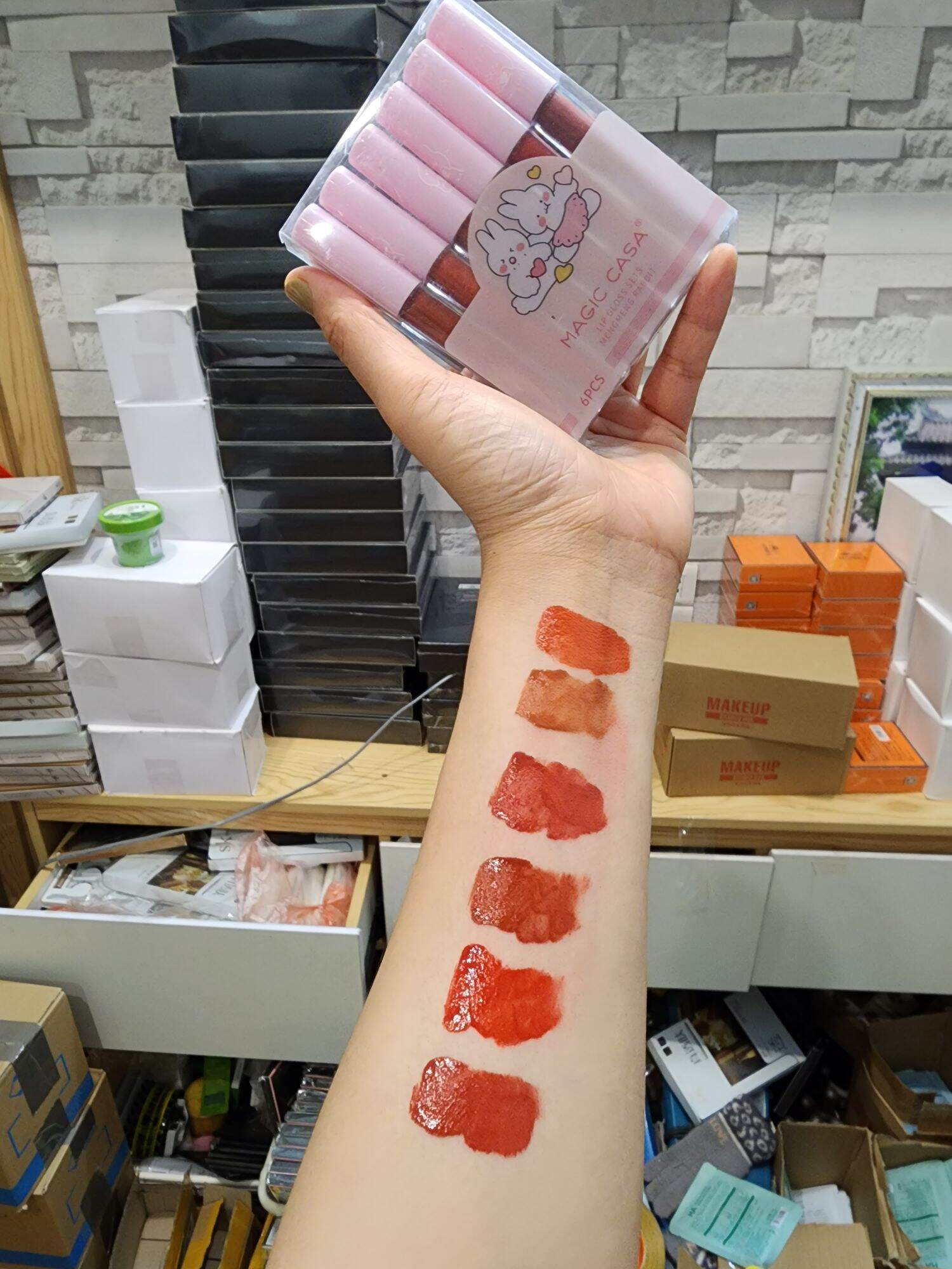 Set 6 cây Magic casa Thỏ Son Mùi Kẹo Socola rất thơm