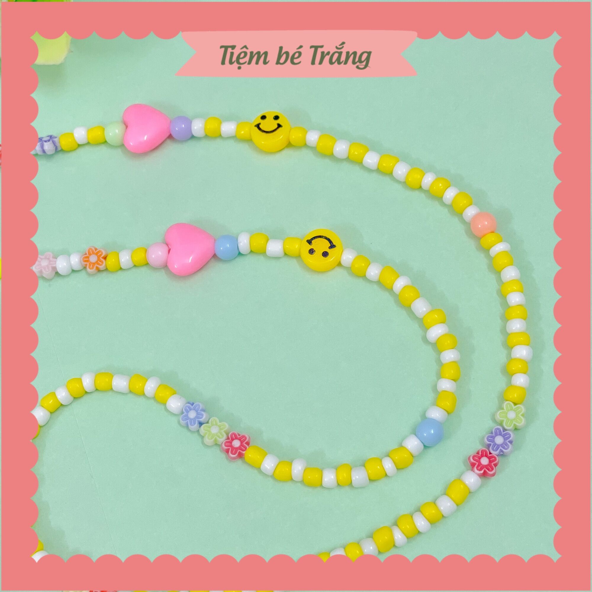 Dây Đeo Khẩu Trang Hạt Cườm - Joy
