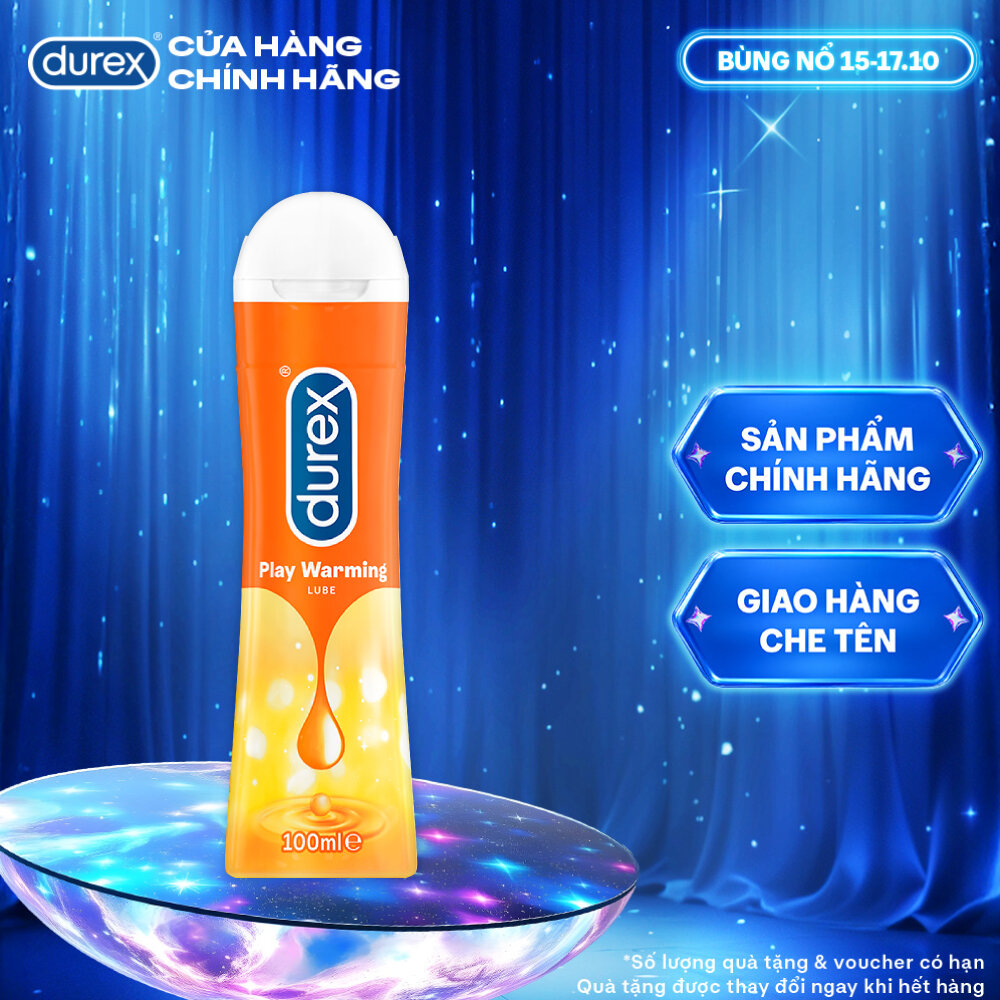 Gel bôi trơn Durex Play Warming có chất làm ấm 100ml/chai