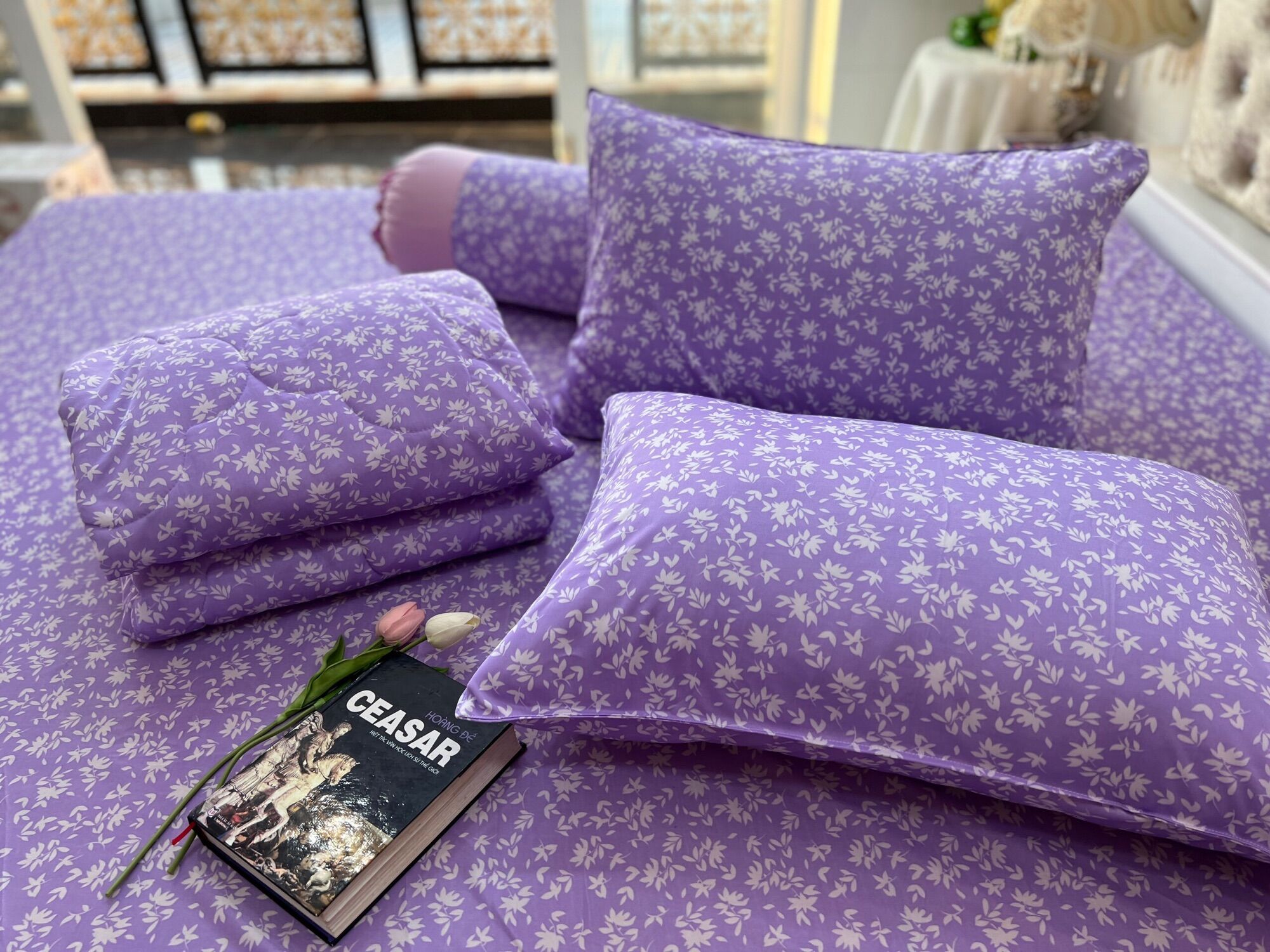 Set DRAP ÁO GỐI THUN LẠNH HÀN QUỐC