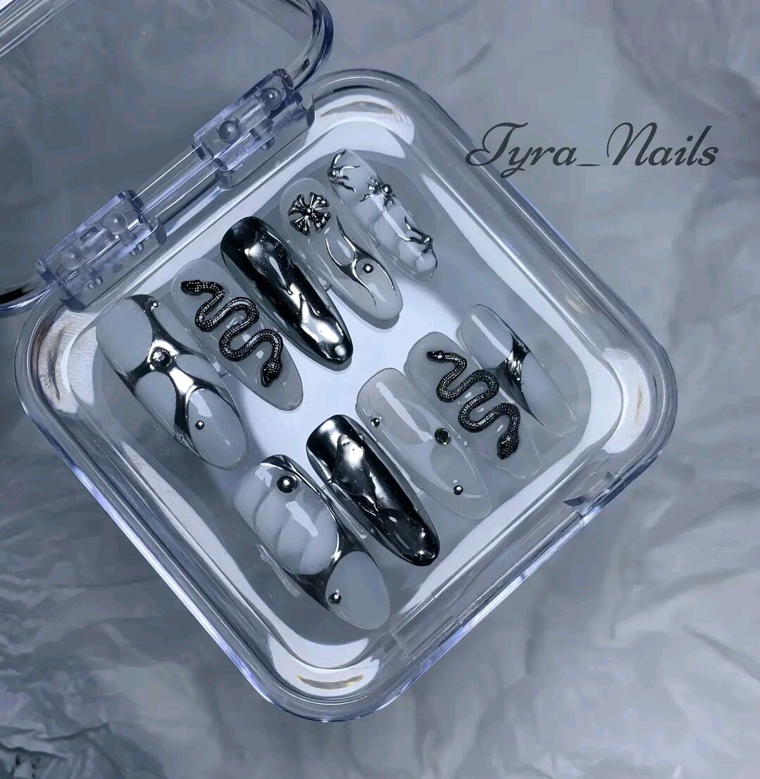 Nailbox thiết kế , họa tiết nổi - 76