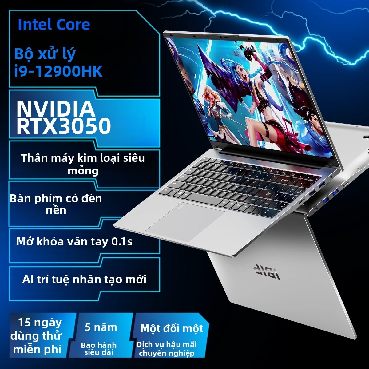 IBIP | Intel Core i9 Thin Laptop 6G Dedicated Graphics - 3