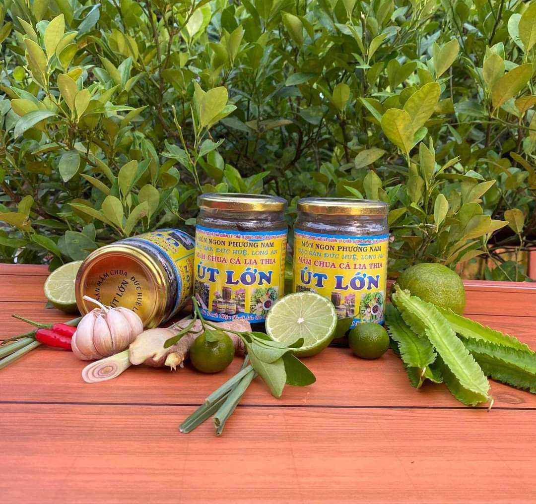 Mắm chua cá lia thia Út Lớn