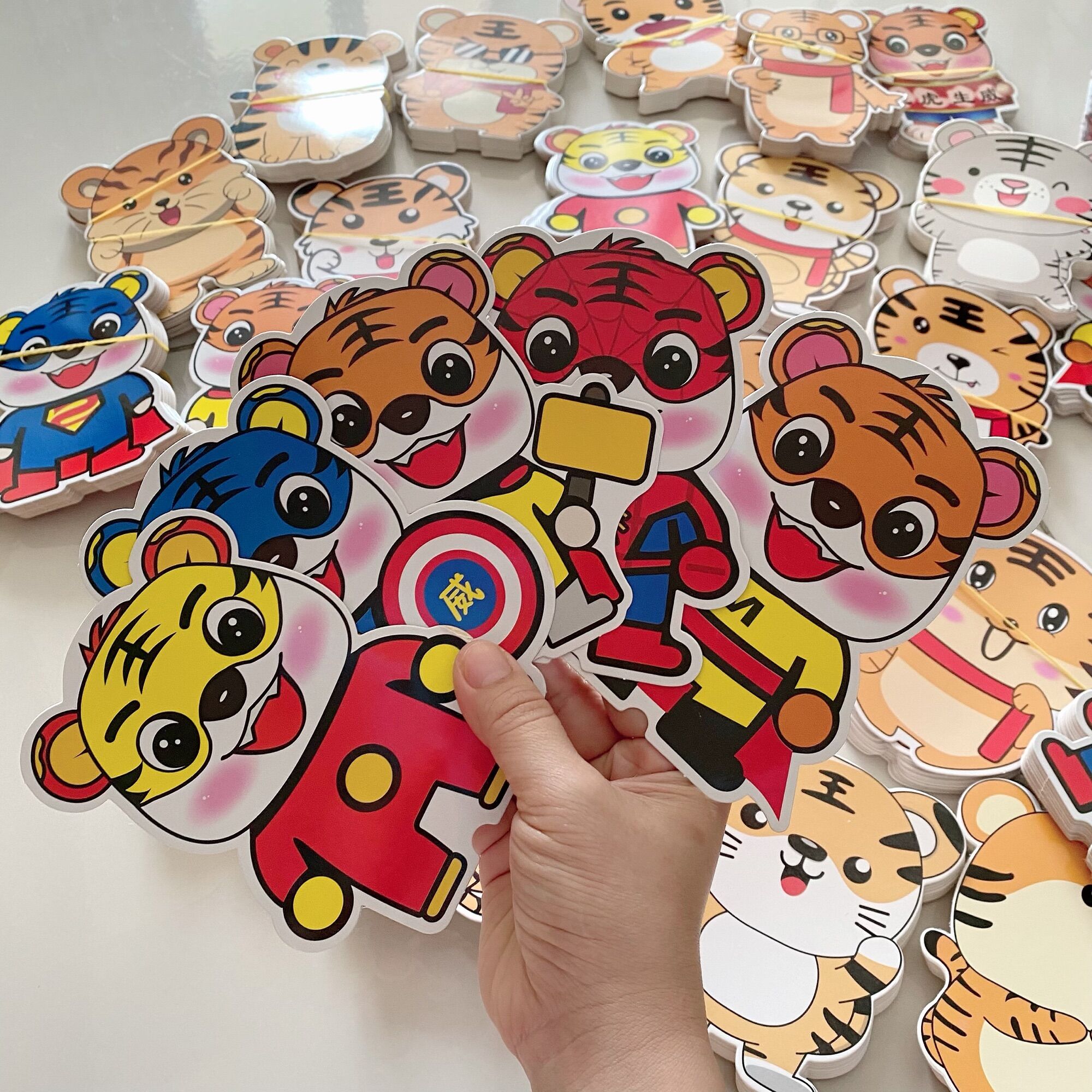 [Set 5 bao] Bao lì xì chibi hình Cọp cute năm 2022