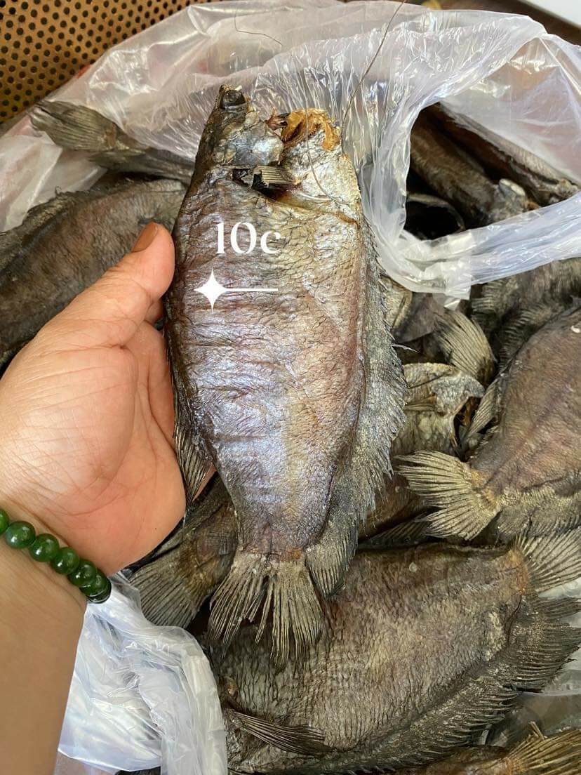 500gr khô cá bổi đặc sản cà mau, vị lạt bao ngon, size 10 con