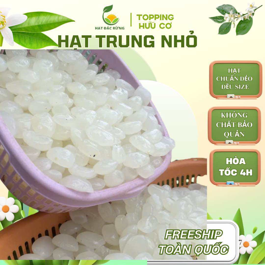 1kg HẠT ĐÁC Trung Nhỏ dùng nấu chè rim trái cay phù hợp cho quán trà sữa làm topping đồ uống