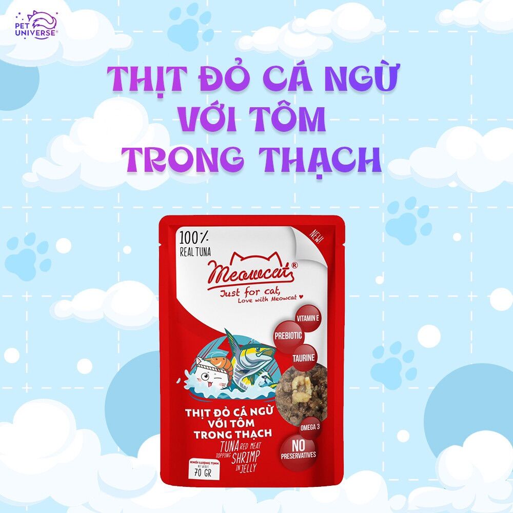 1 Thùng Pate Meowcat 70g x 48 gói
