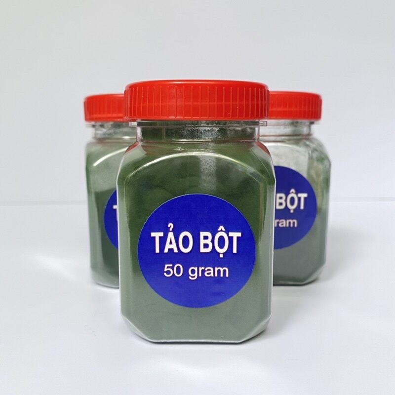 Tảo bột hủ 100g , tảo bột thức ăn cho cá , tảo bột nuôi atermia sinh khối