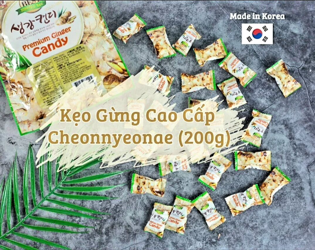 Kẹo Gừng Hàn Quốc (Gói 200G)