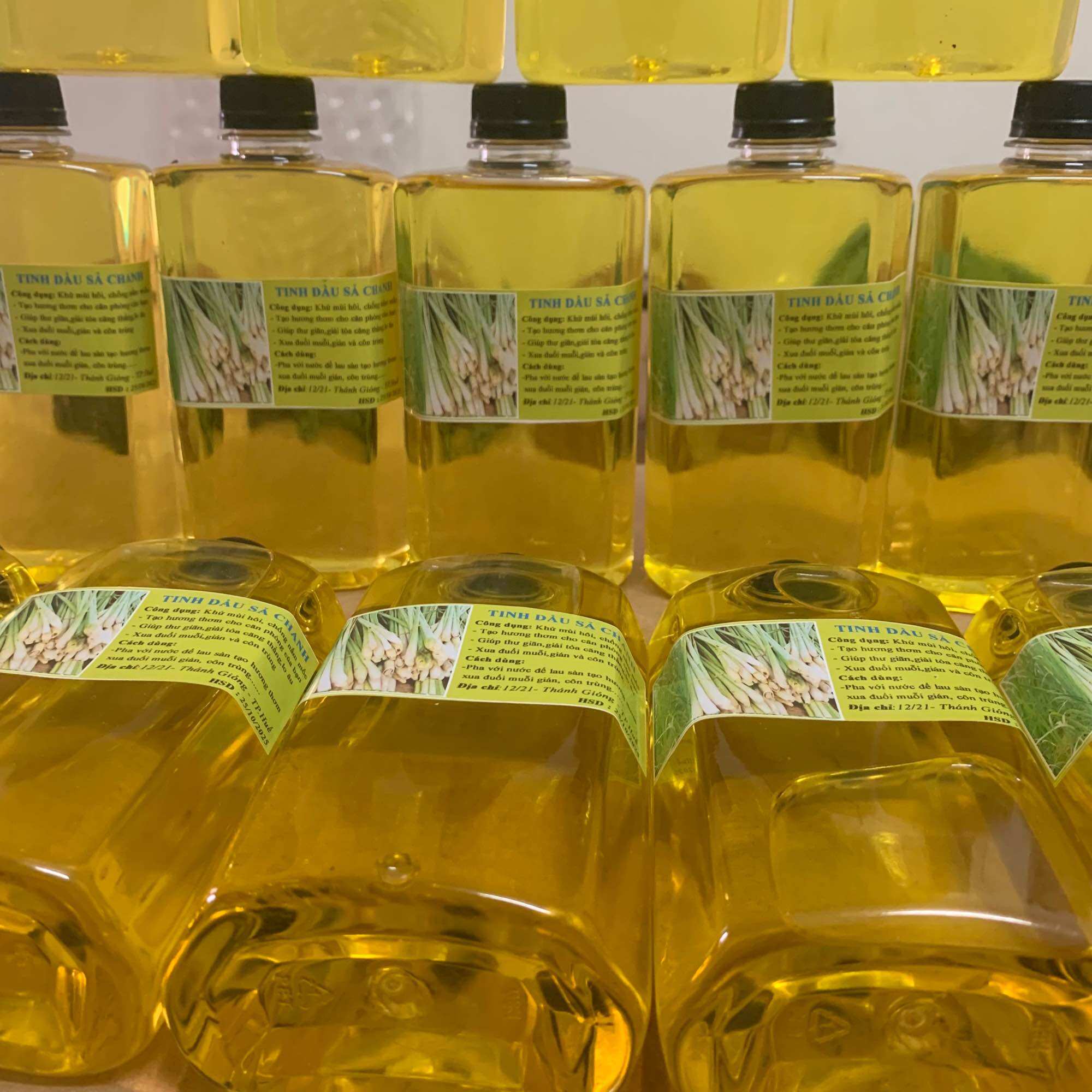 Tinh dầu sả chanh đậm đặc chai 500ml