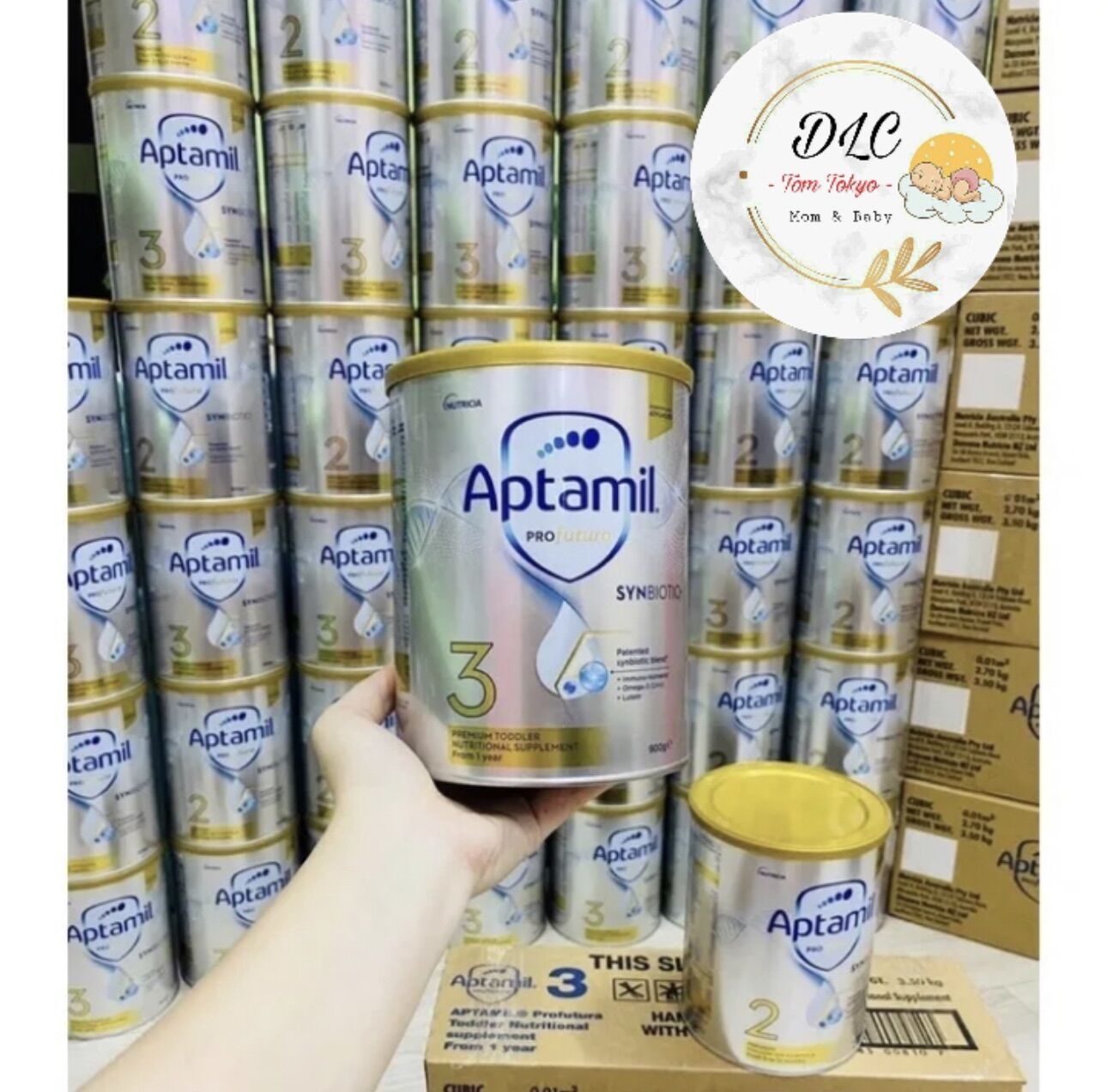 Sữa Aptamilk Úc đủ số lon 900gram