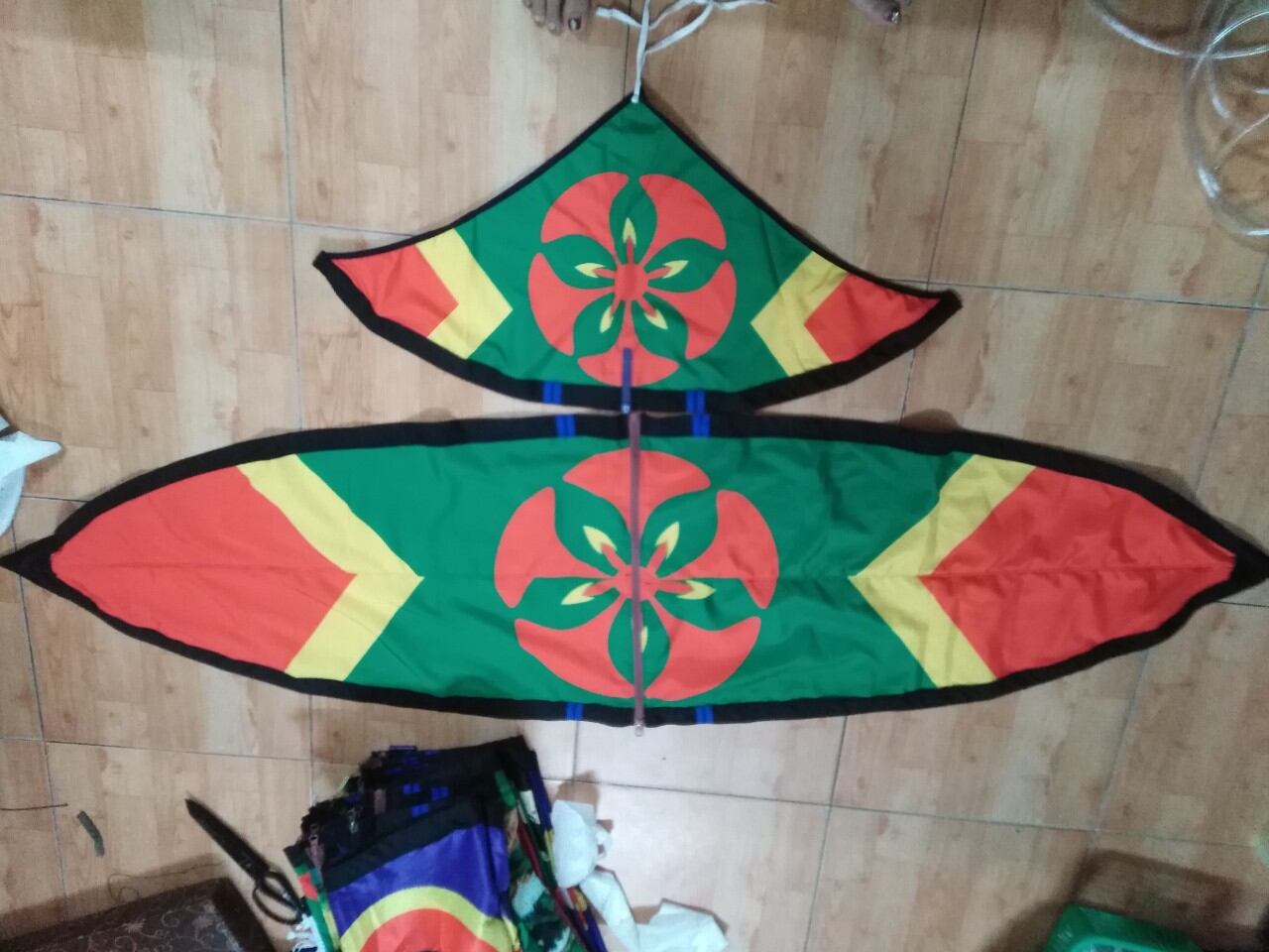 bộ diều 2m nan thủy tinh không sáo