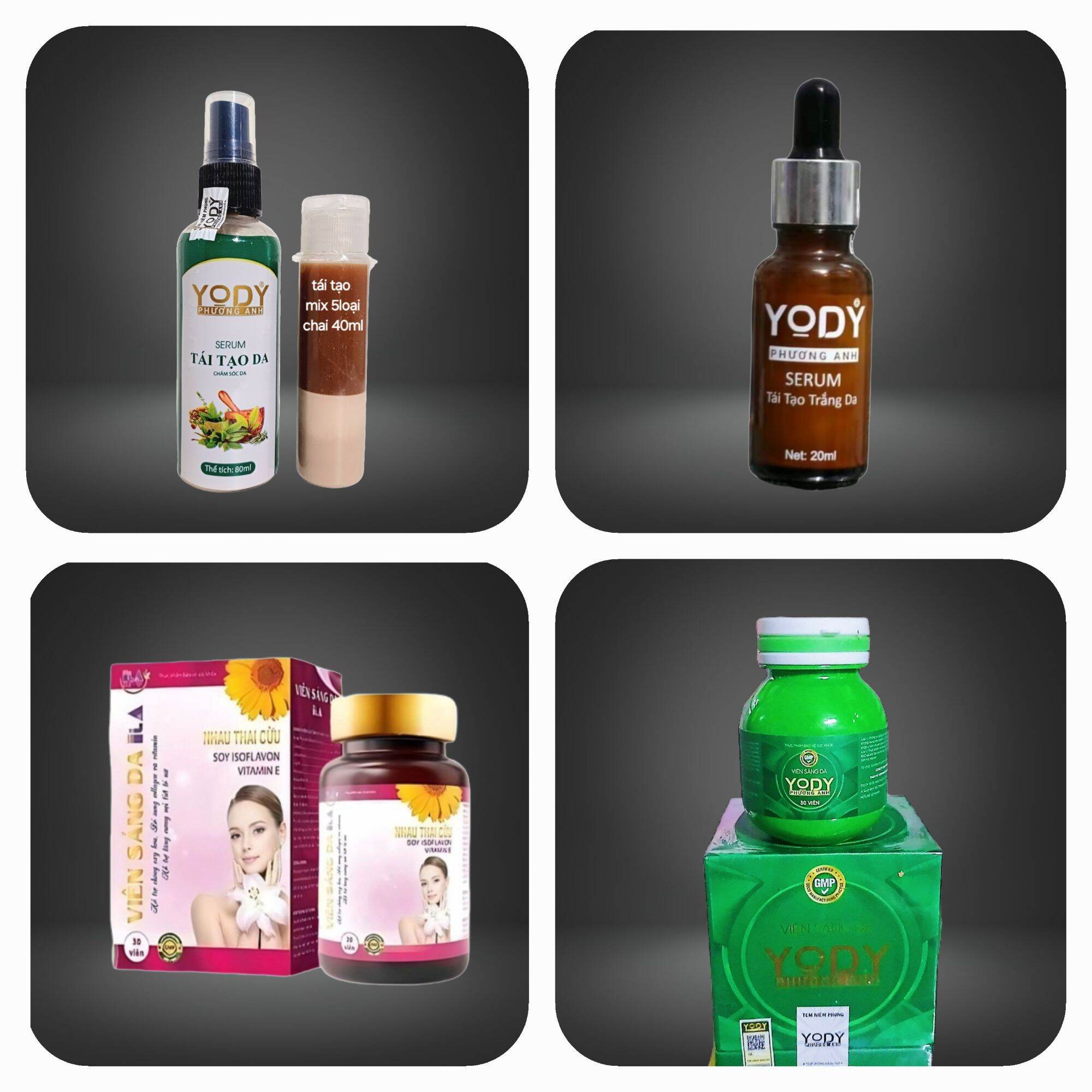 Serum sữa serum nâu, serum tái tạo trắng da danh cho da khô phục hồi sau tái  ( CHÍNH HÃNG)