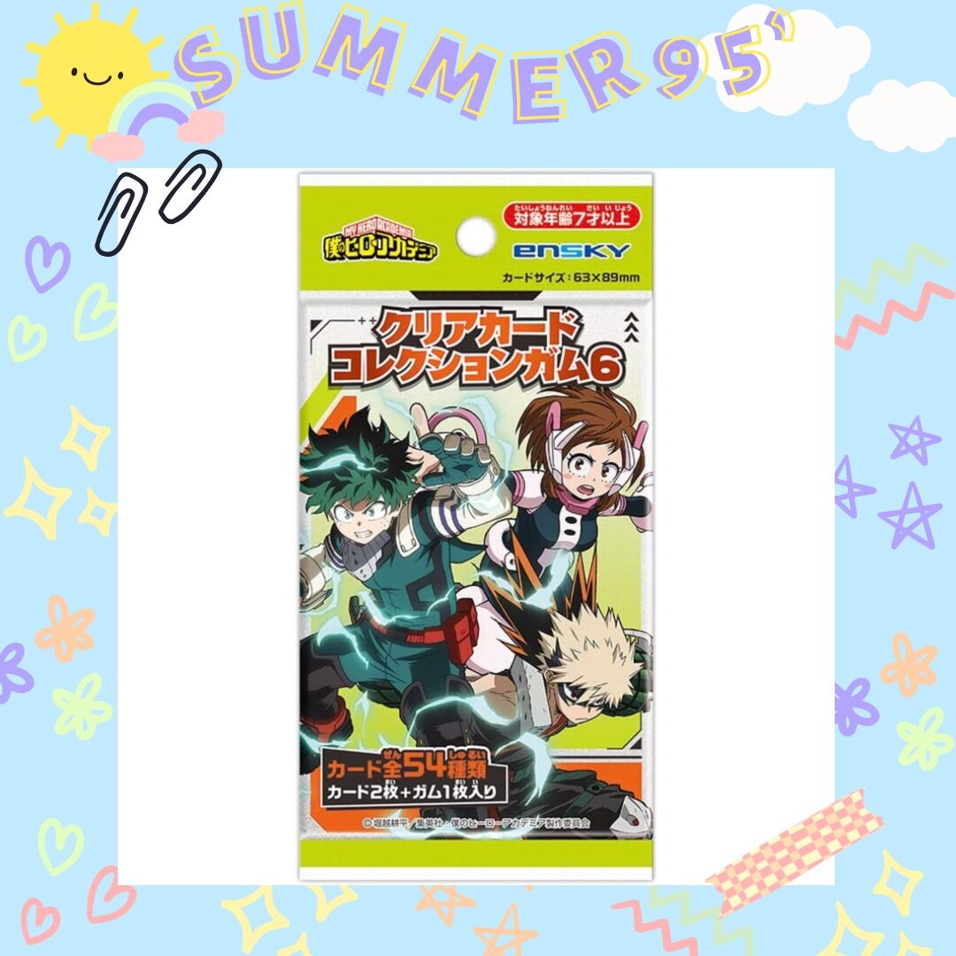 [SẴN-SUMMER 95’] Pack clear card random thẻ nhân phẩm My Hero Academia MHA Học Viện Anh Hùng